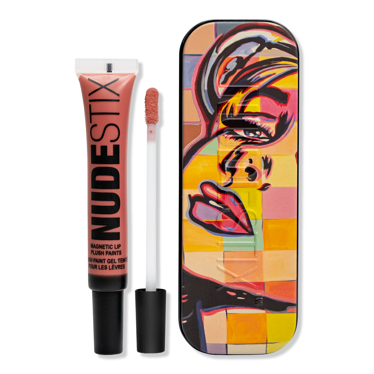 NUDESTIX Magnetic Plush Paint, Waikiki Rose, 0.34 oz