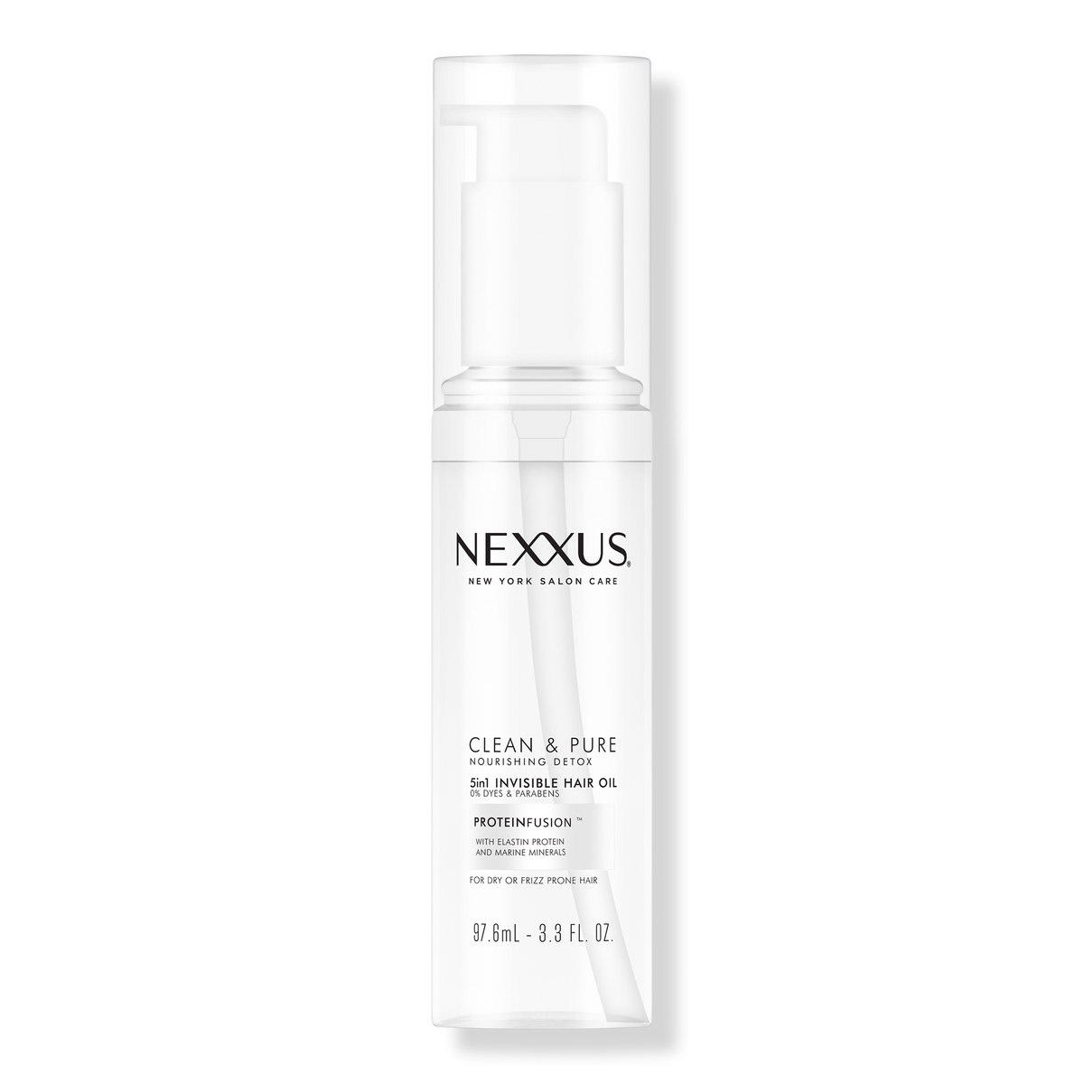 Nexxus Clean & Pure 5in1 Invisible Hair Oil, 3.3 oz