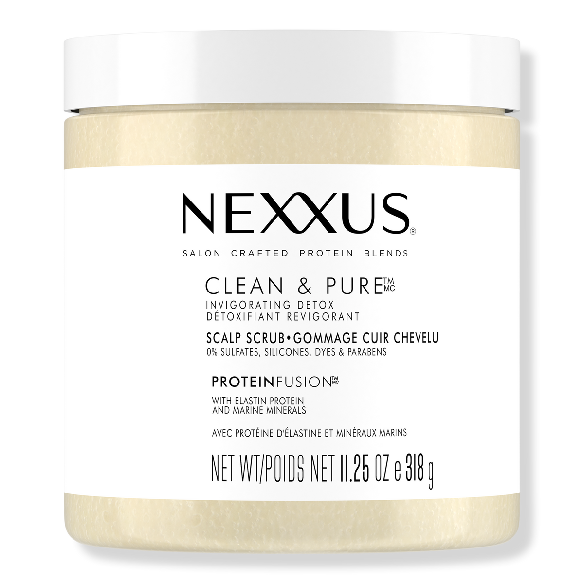 Nexxus Clean & Pure Scalp Scrub, 11.2 oz