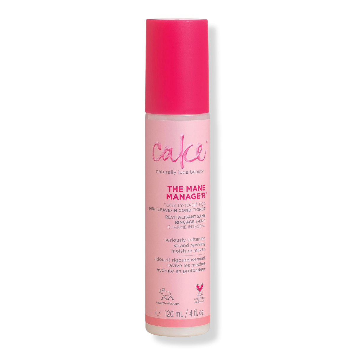 Cake The Mane Manage'r 3-In-1 Leave-In Conditioner, 4.0 oz