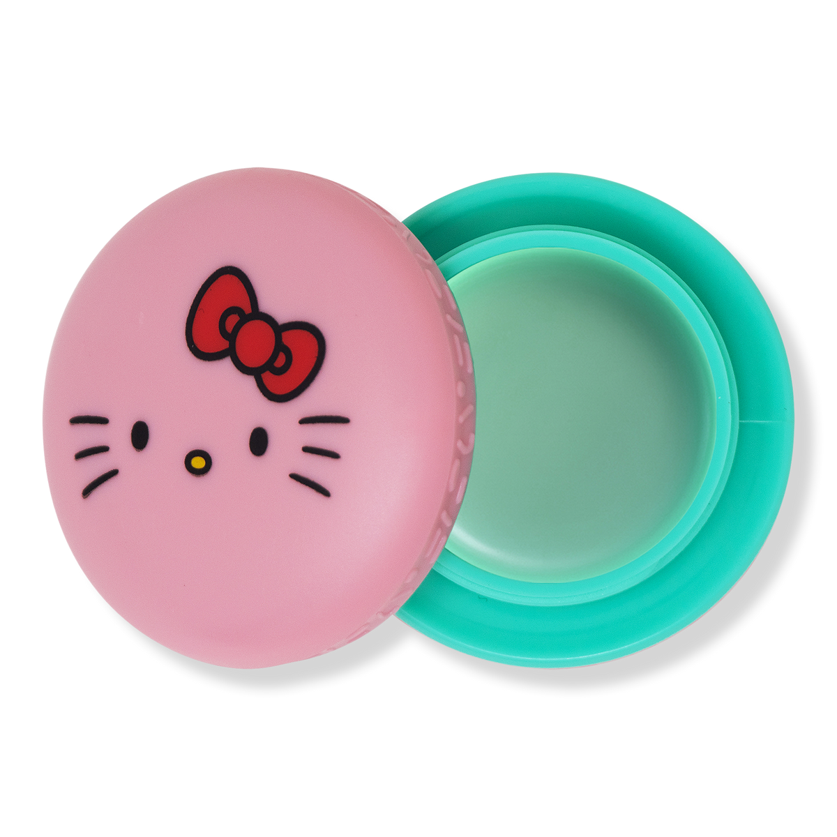 The Crème Shop Hello Kitty Macaron Lip Balm, Watermelon, 0.26 oz