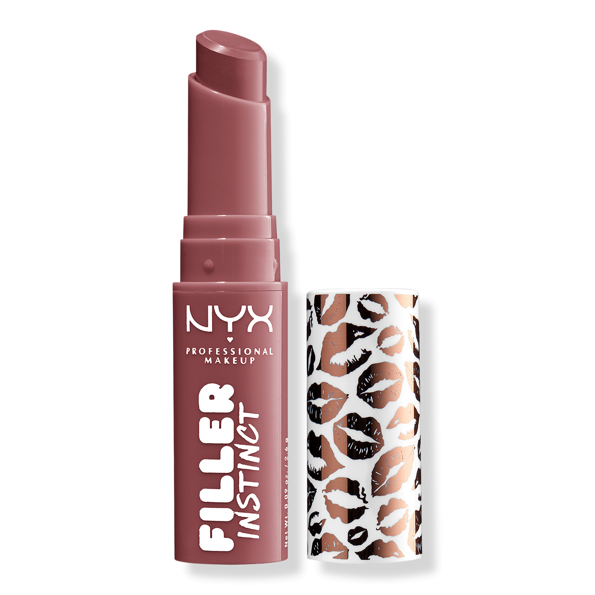 NYX Professional Makeup Filler Instinct Plumping Lip Balm With Hyaluronic Acid, Sugar Pie, 0.09 oz