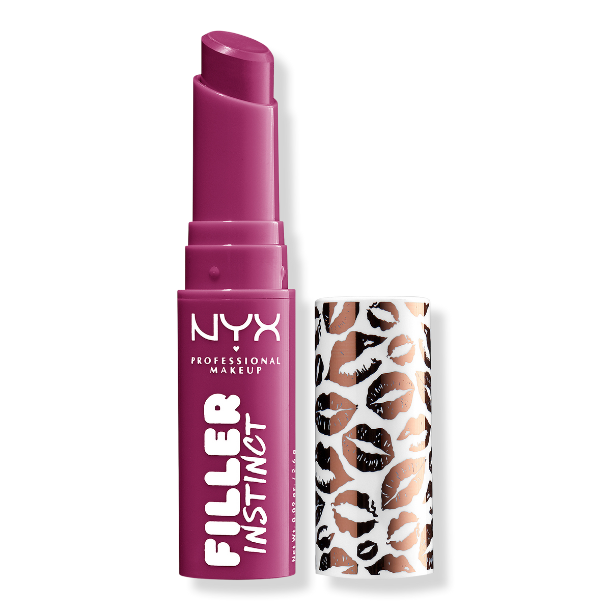 NYX Professional Makeup Filler Instinct Plumping Lip Balm With Hyaluronic Acid, Bitten Pout, 0.09 oz