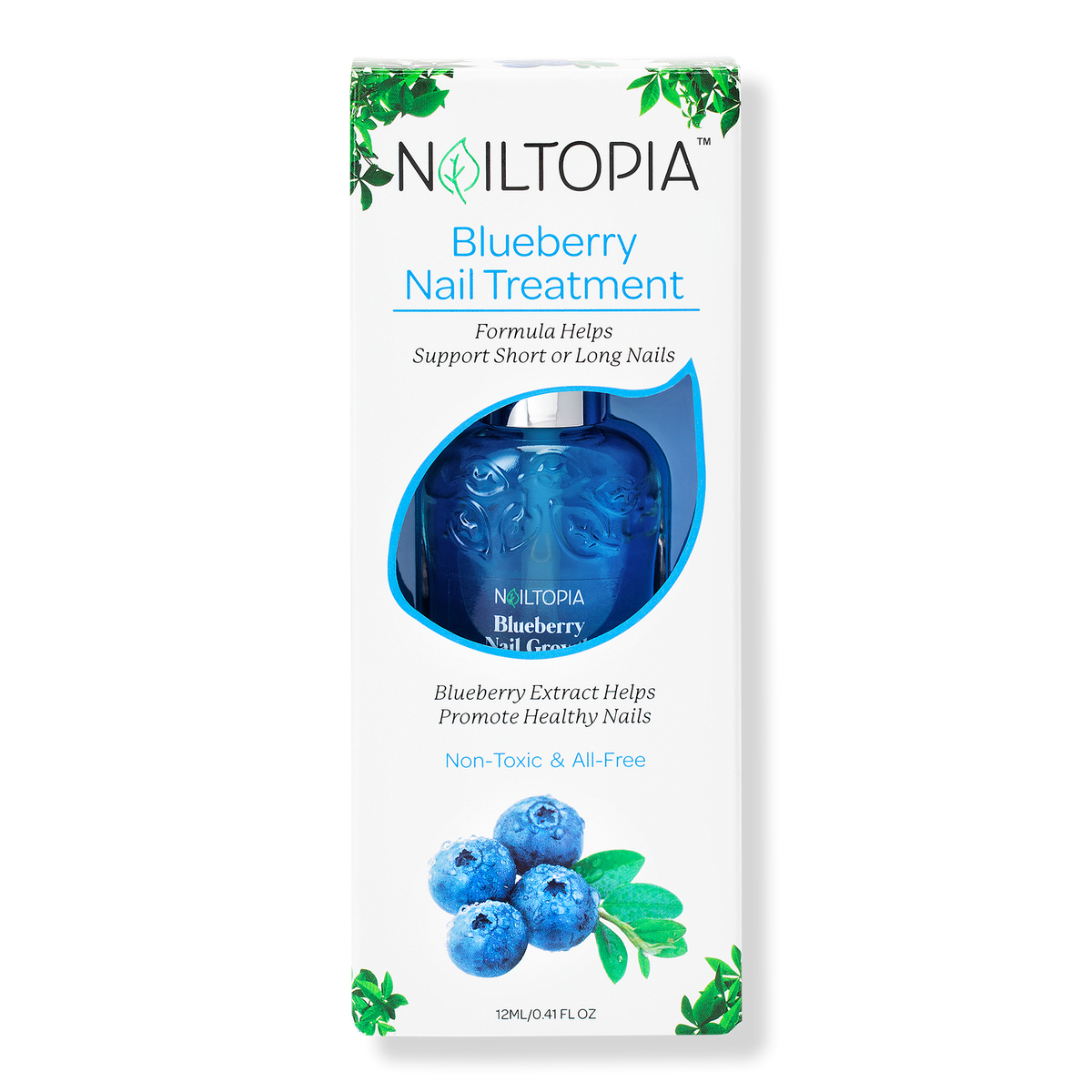 Nailtopia Blueberry Nail Treatment, 0.41 oz