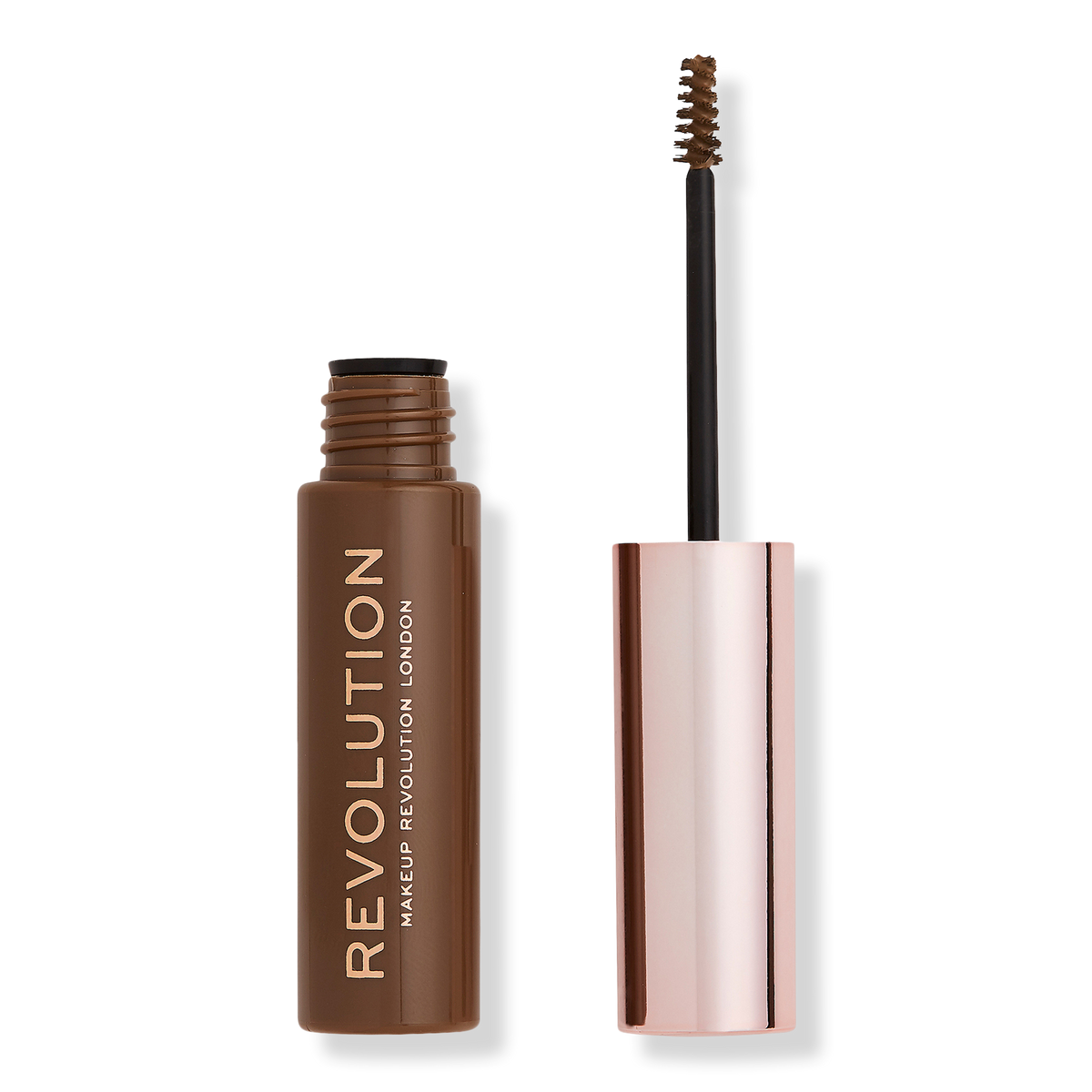 Makeup Revolution Brow Gel, Ash Brown, 0.2 oz