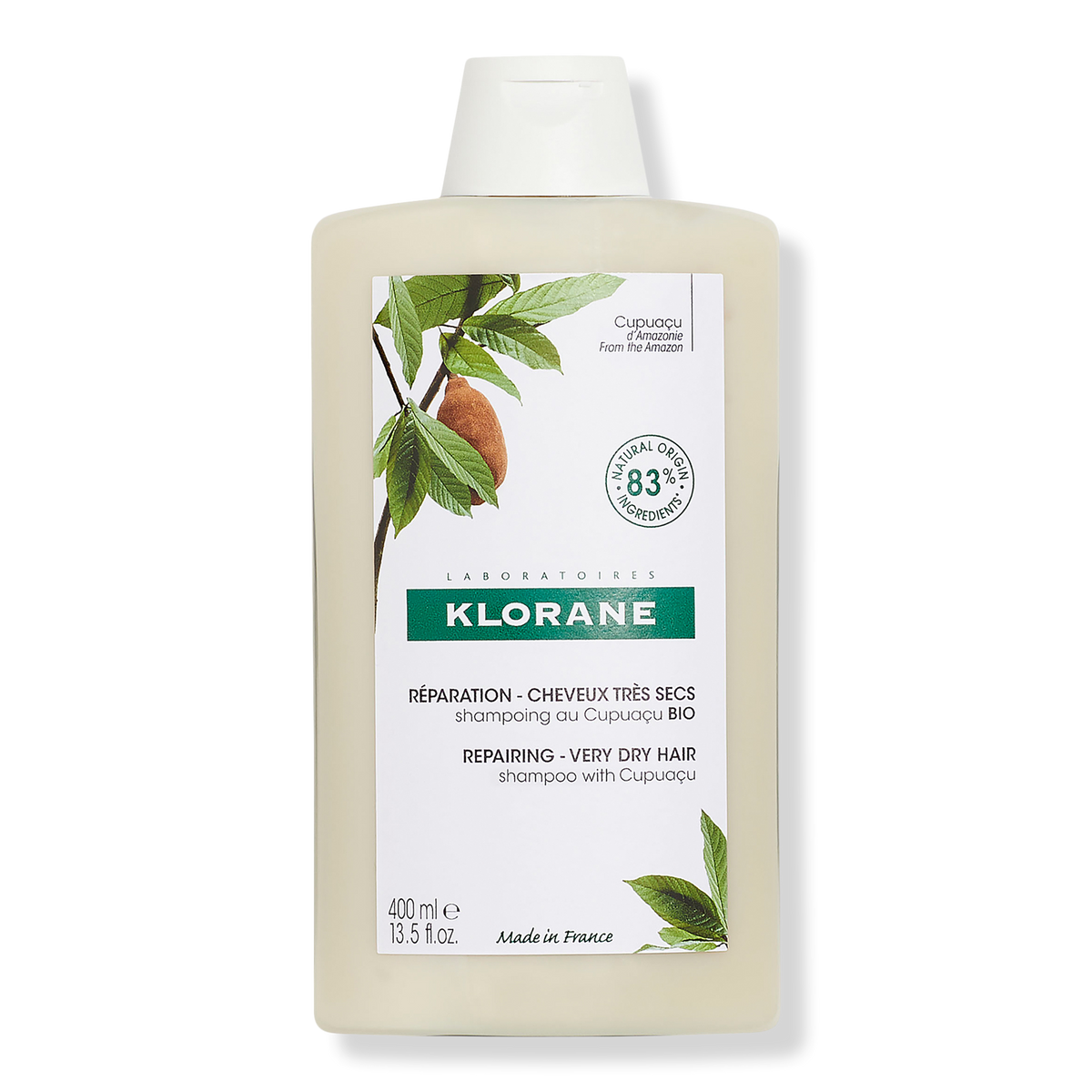 Klorane Repairing Shampoo with Organic Cupuacu Butter, 13.5 oz