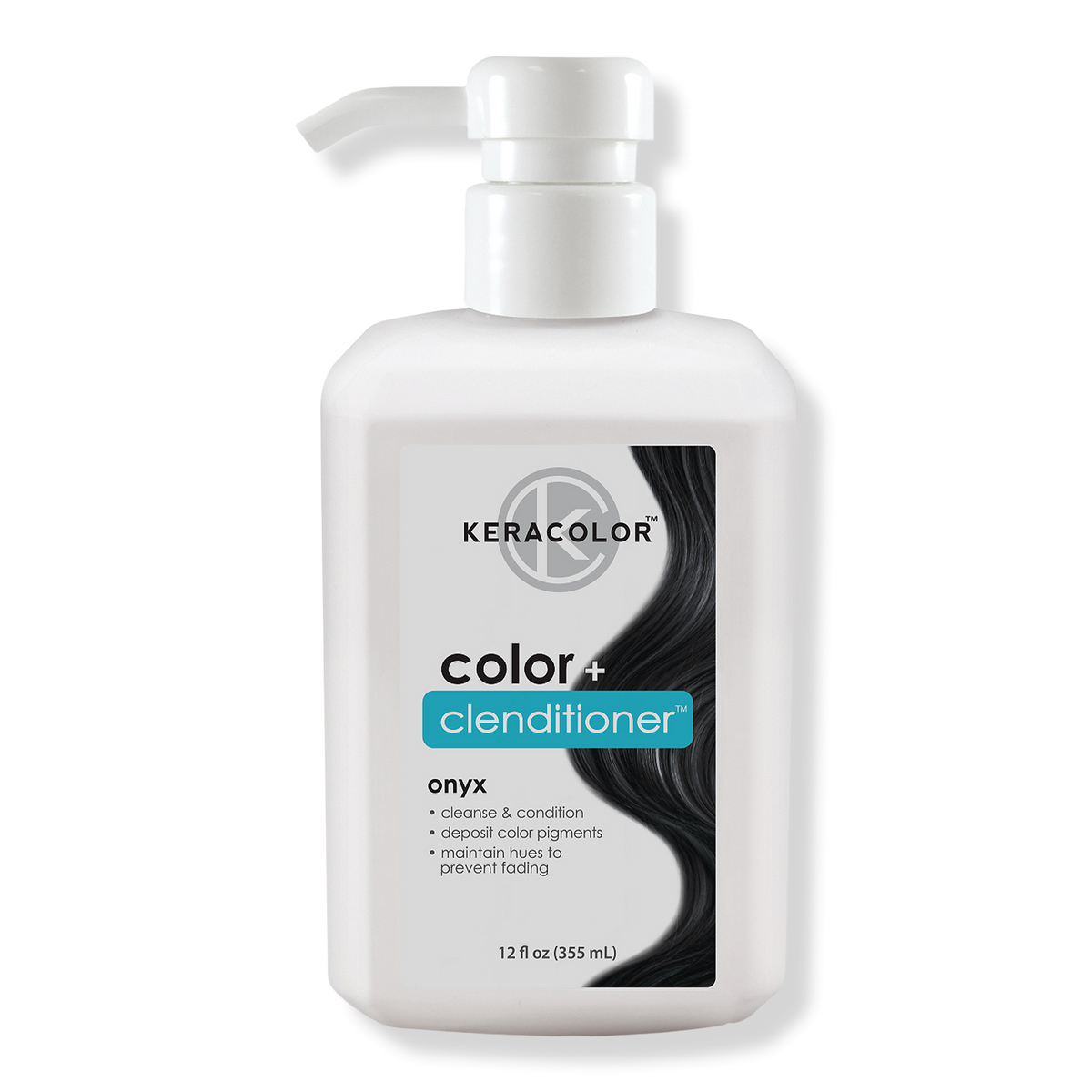 Keracolor Color + Clenditioner Onyx, 12 oz
