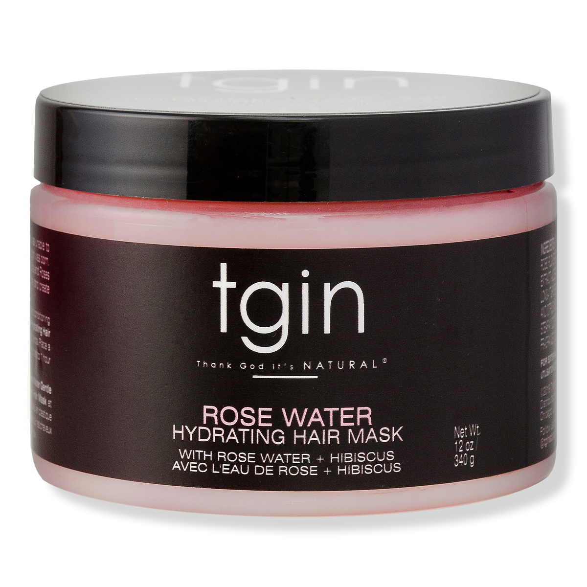 tgin Rose Water Hydrating Hair Mask, 12 oz