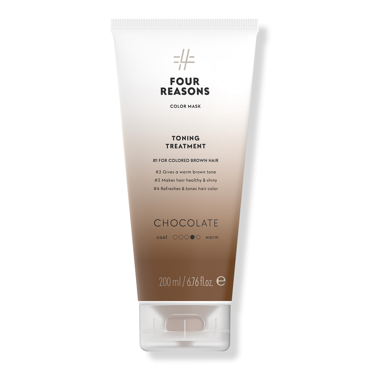 Four Reasons Color Mask Hair Toning Treatment, Chocolate, 6.8 oz