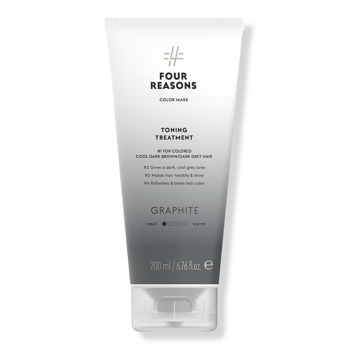 Four Reasons Color Mask Hair Toning Treatment, Graphite, 6.8 oz