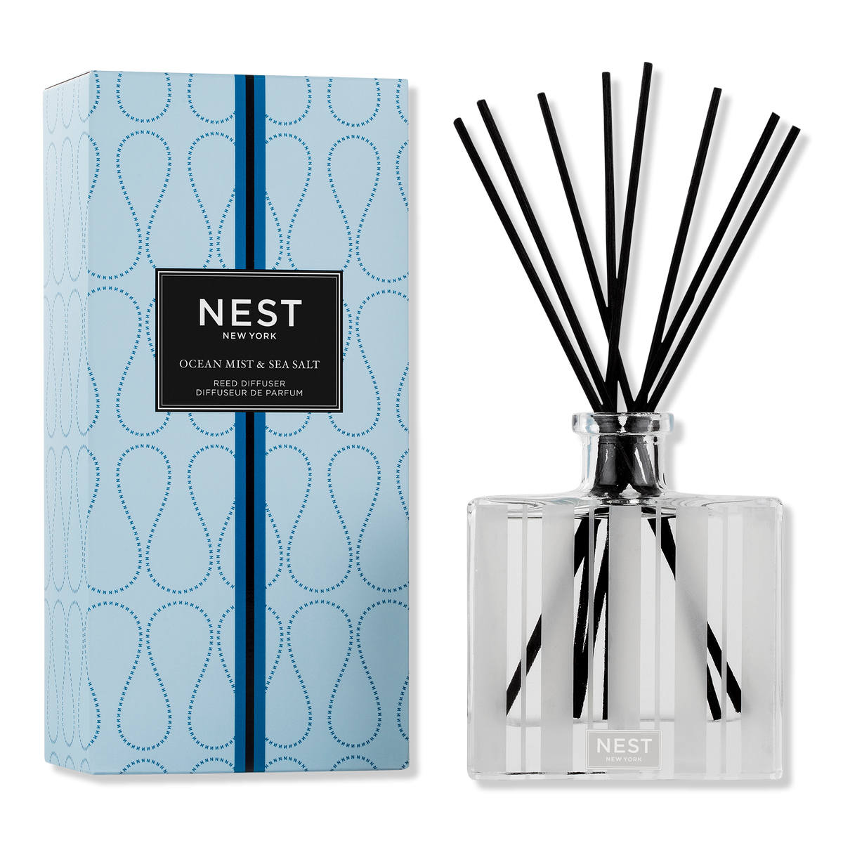 NEST Fragrances Ocean Mist & Sea Salt Reed Diffuser, 5.9 oz