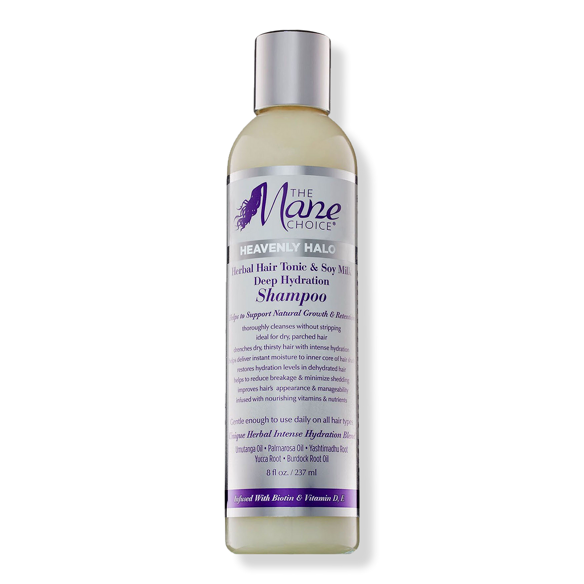 The Mane Choice Heavenly Halo Herbal Hair Tonic & Soy Milk Deep Hydration Shampoo, 8 oz