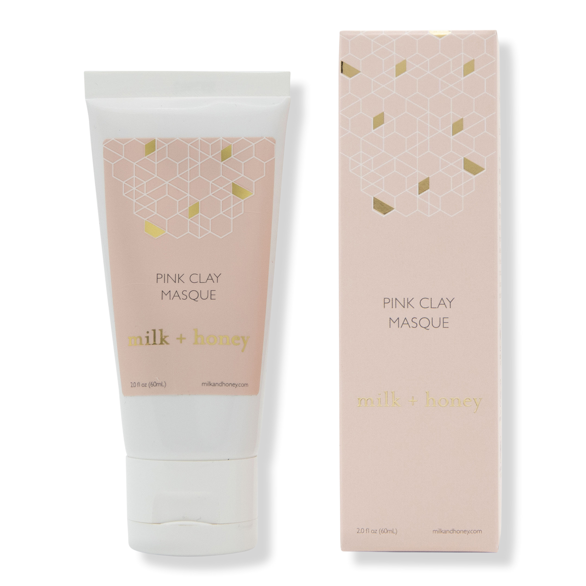 Milk + Honey Pink Clay Masque, 2 oz