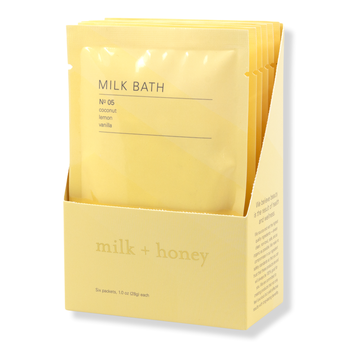 Milk + Honey Coconut, Lemon & Vanilla Milk Bath No.05 Set, 6 ea