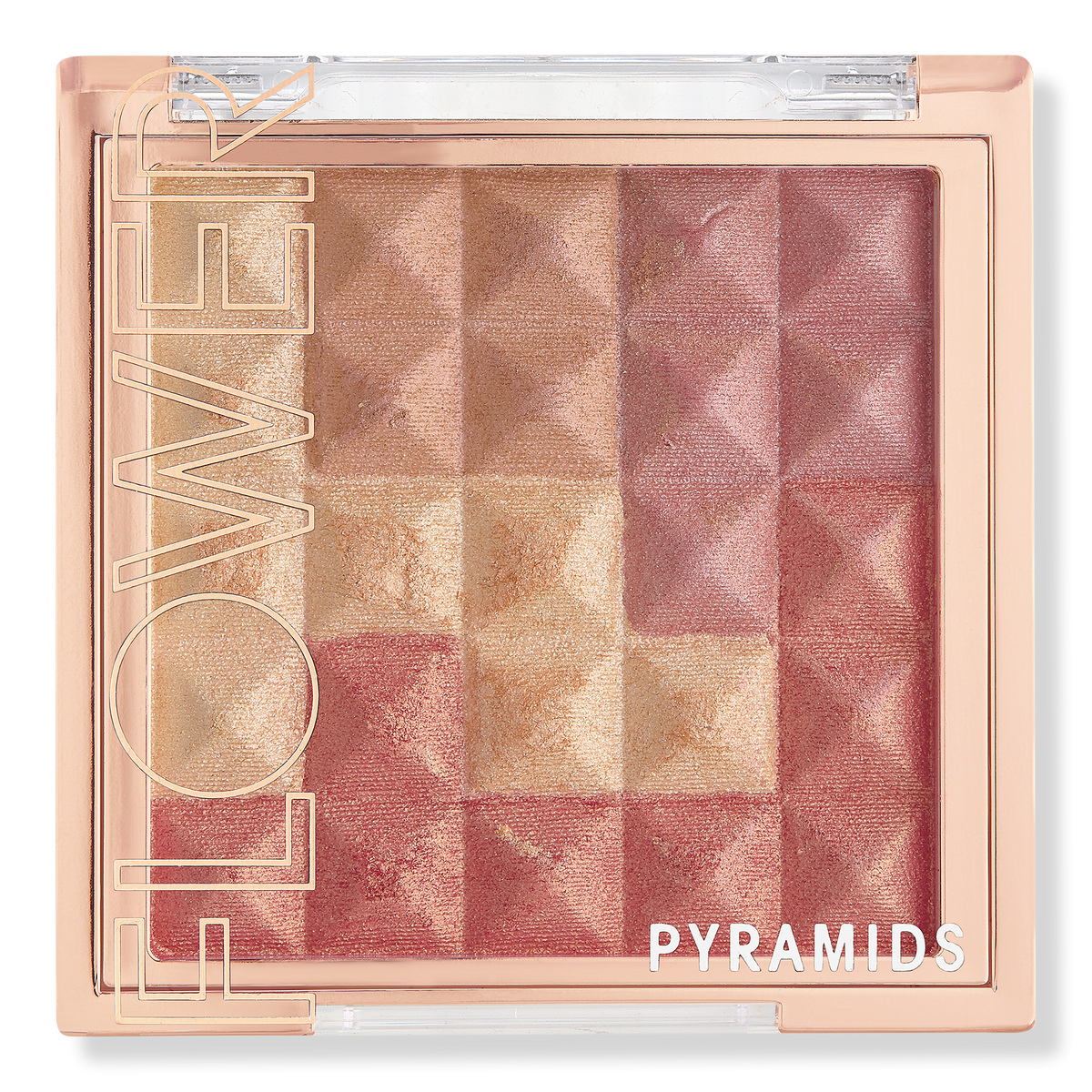 FLOWER Beauty Pyramid Pigments Cheek Color, Peach Glow, 0.24 oz