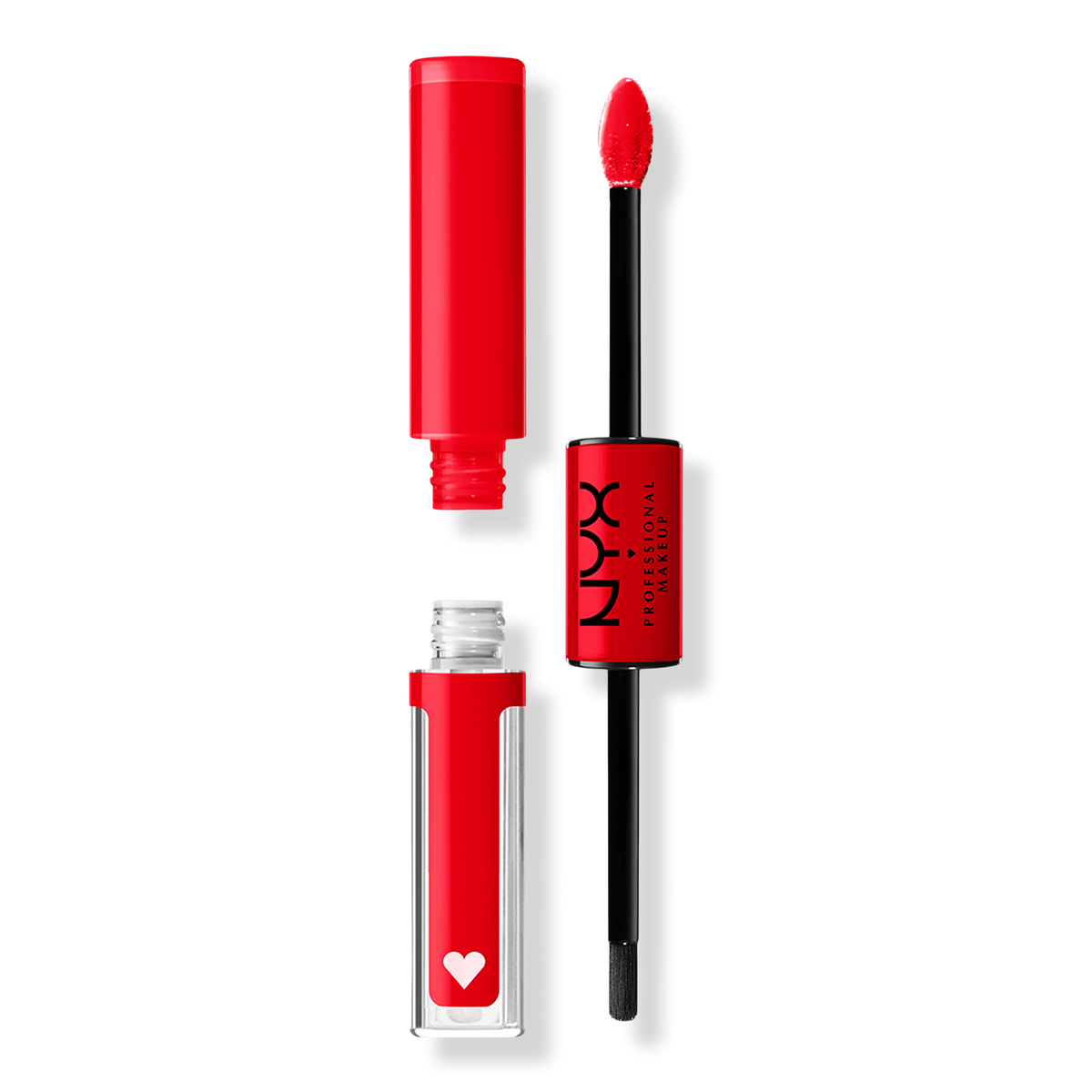 NYX Professional Makeup Shine Loud Vegan High Shine Long-Lasting Liquid Lipstick, Rebel In Red, 0.22 oz