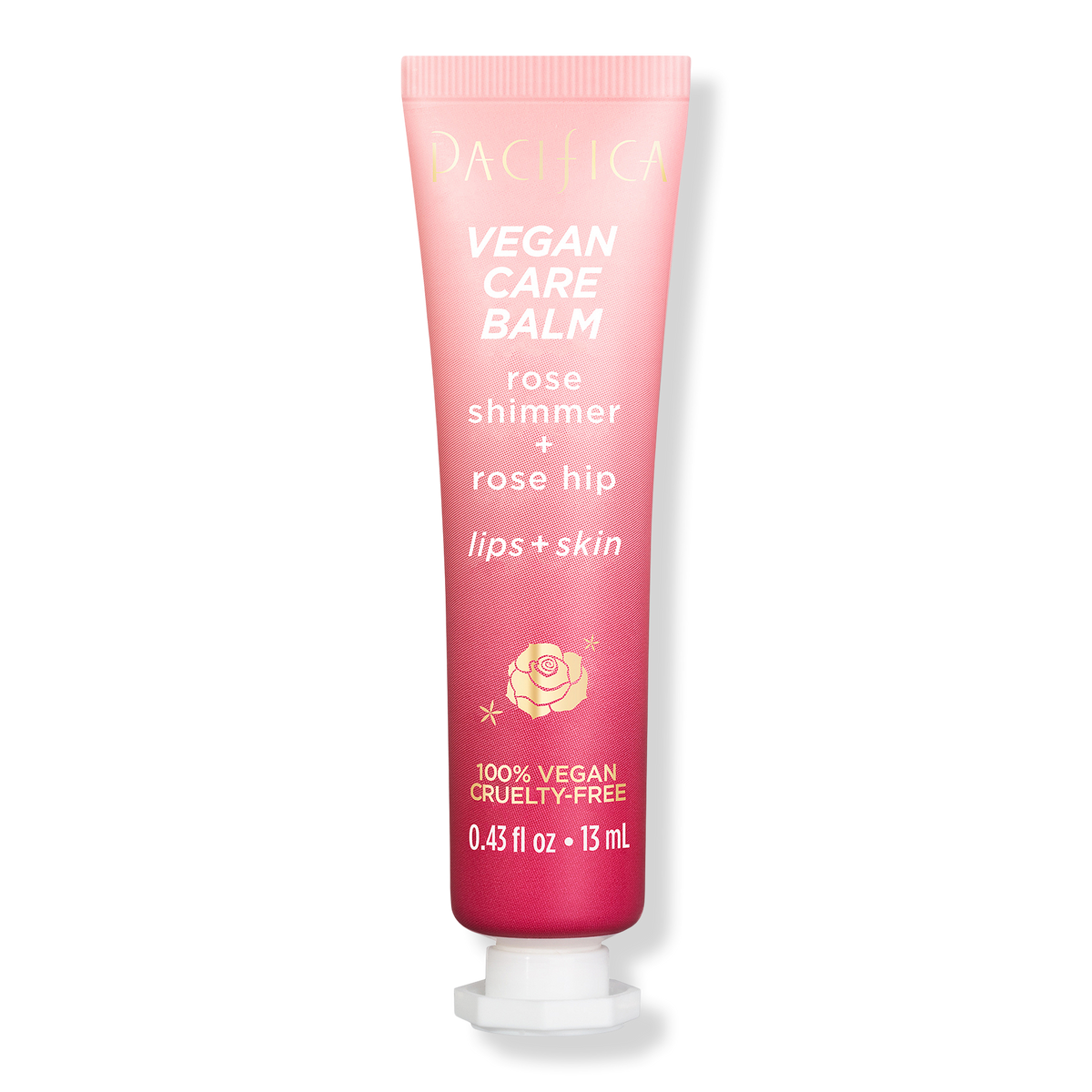 Pacifica Rose Shimmer Vegan Care Balm With Rose Hip, 0.43 oz