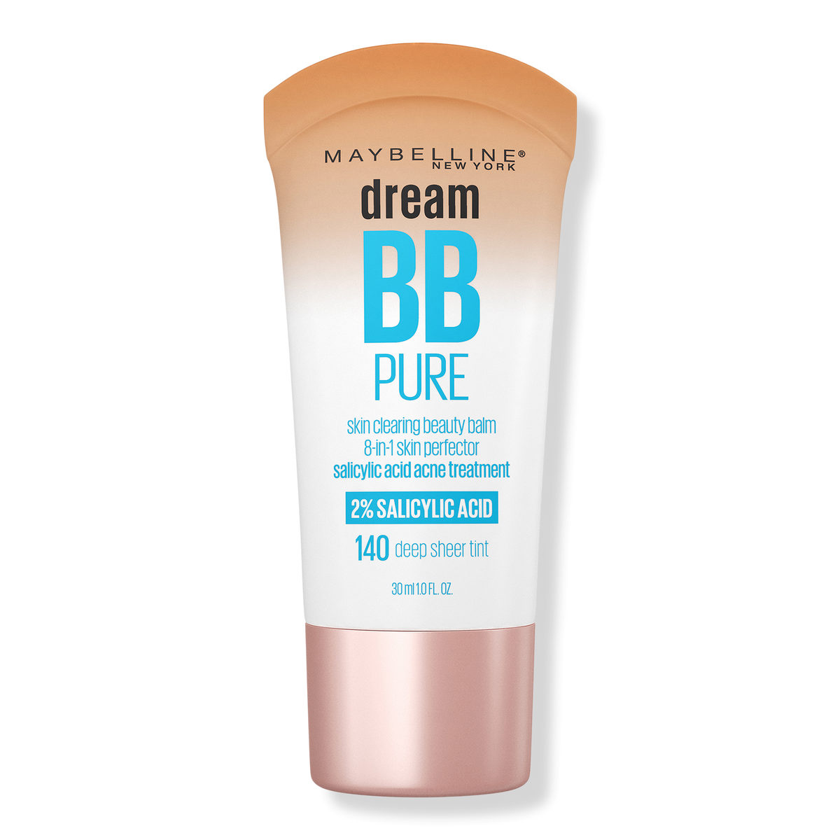 Maybelline Dream Pure BB Cream Skin Clearing Perfector, Deep, 1 oz