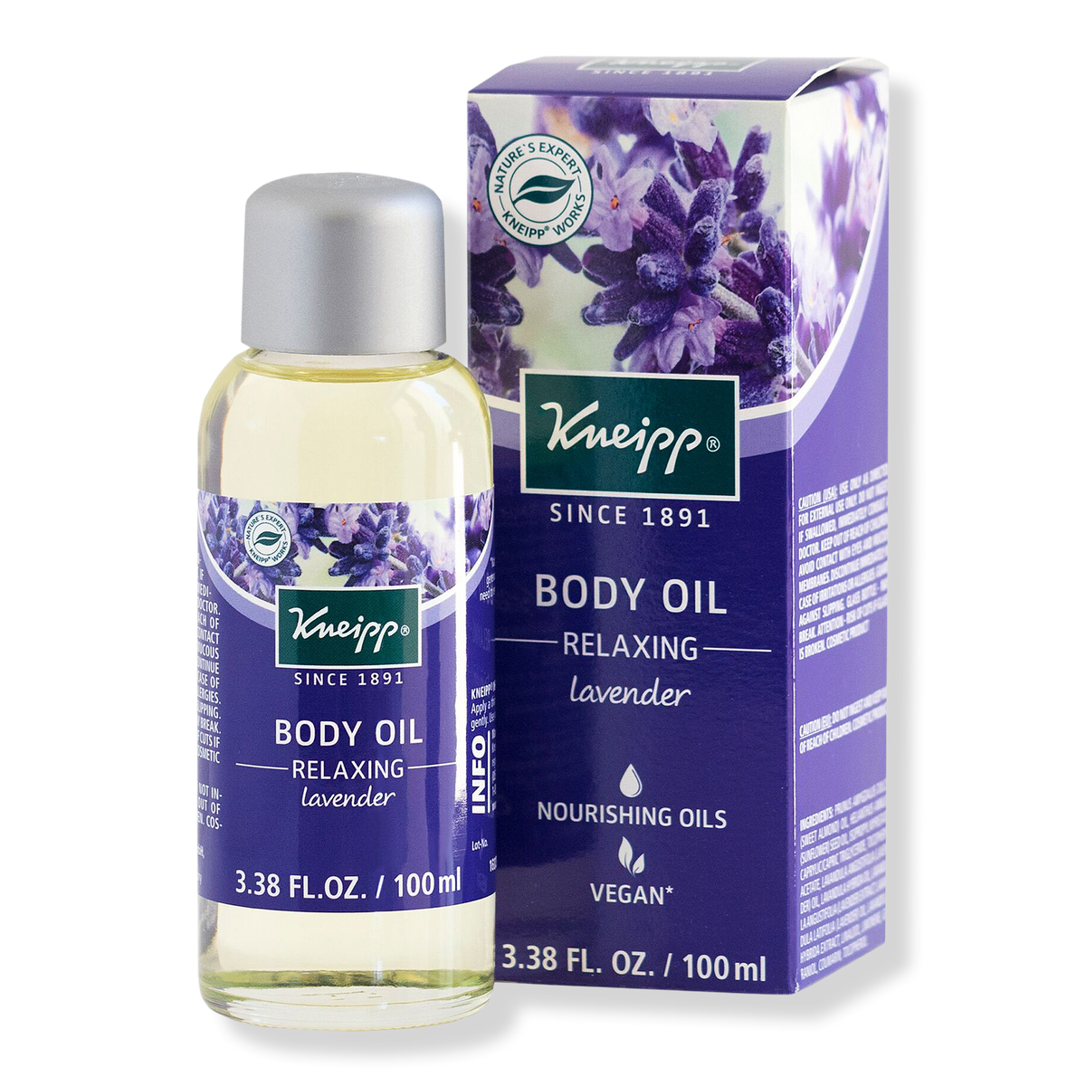 Kneipp Relaxing Lavender Body Oil, 3.3 oz