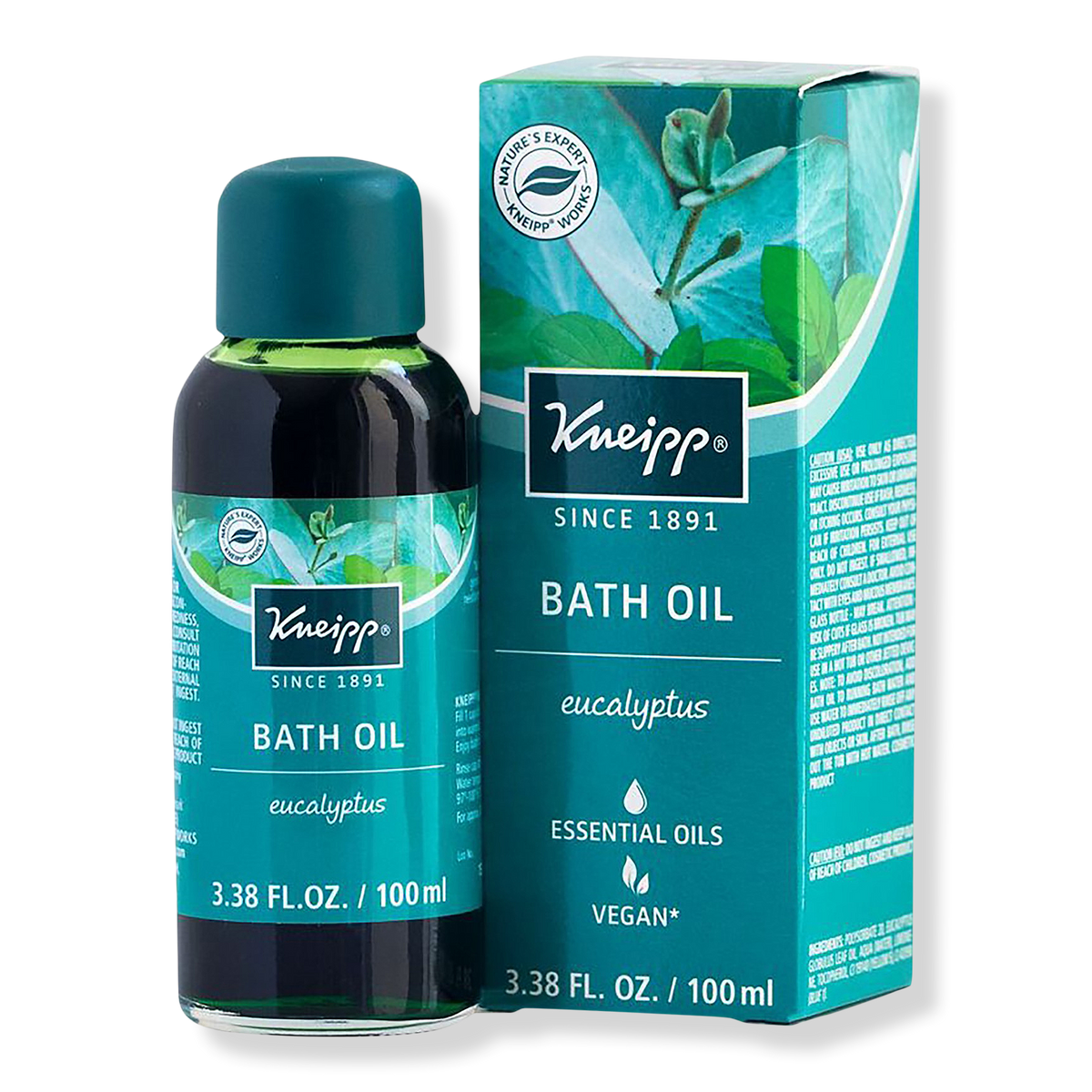 Kneipp Refreshing Eucalyptus Herbal Bath Oil, 3.3 oz