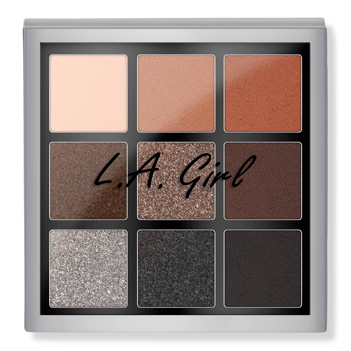 L.A. Girl Keep It Playful 9 Color Eyeshadow Palette, Downplay, 0.6 oz