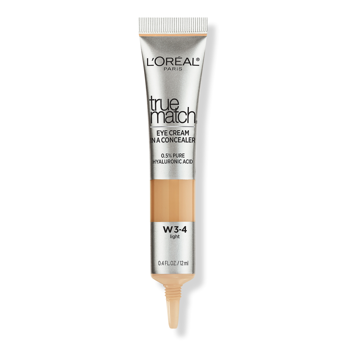 L'Oréal True Match Eye Cream In A Concealer, W3-4 Light, 0.4 oz