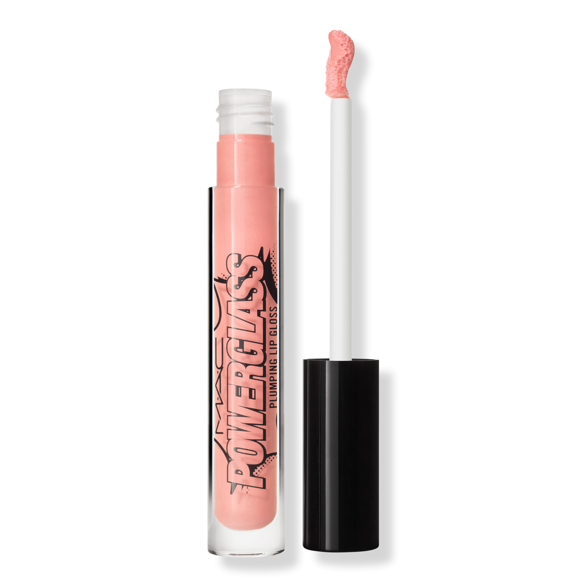 MAC Powerglass Plumping Lip Gloss, Two Plumps Up, 0.09 oz