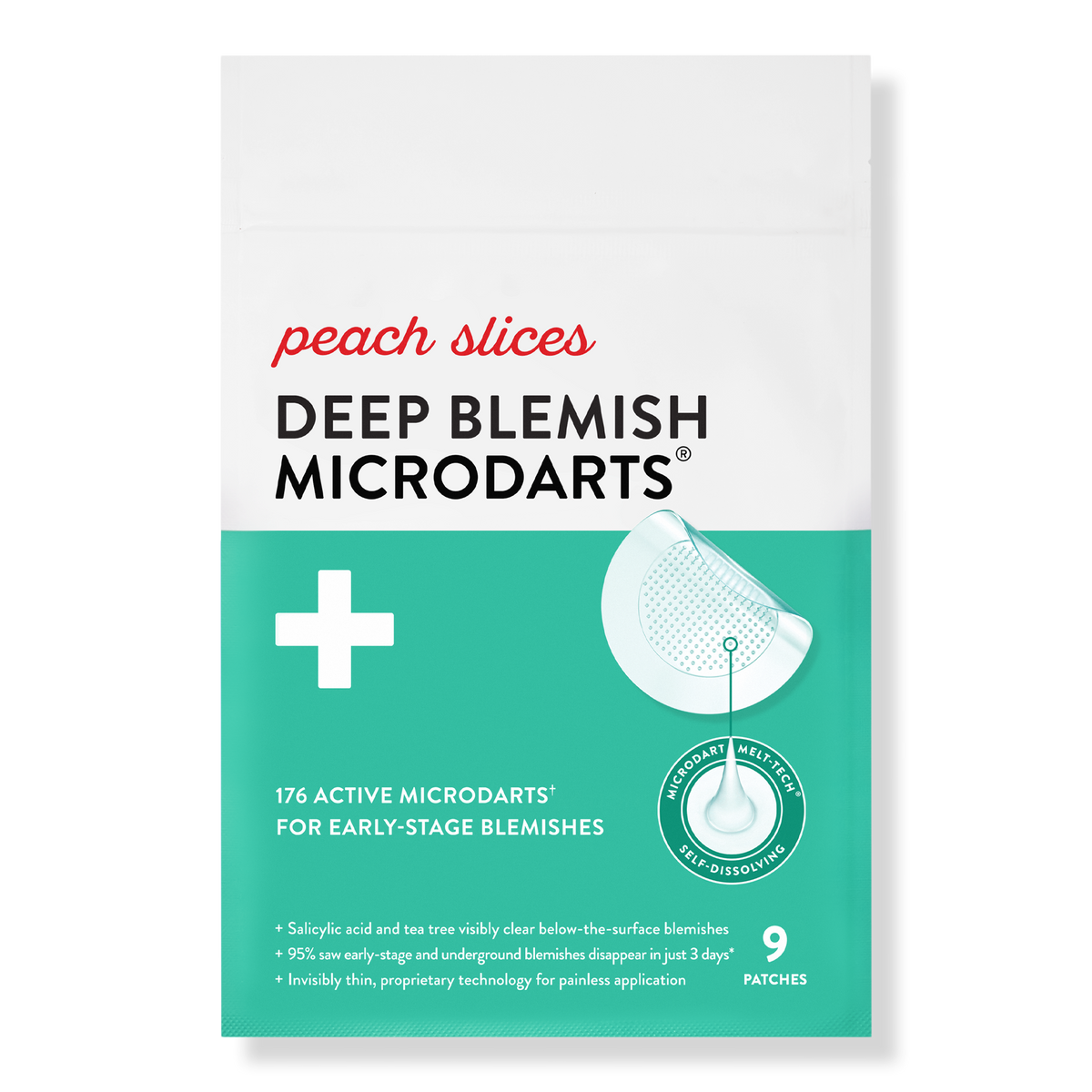 Peach Slices Deep Blemish Microdarts, 9 ea