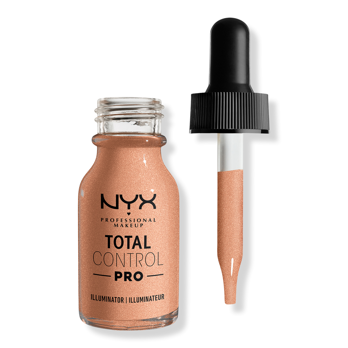 NYX Professional Makeup Total Control Pro Drop Liquid Illuminator, Cool, 0.43 oz