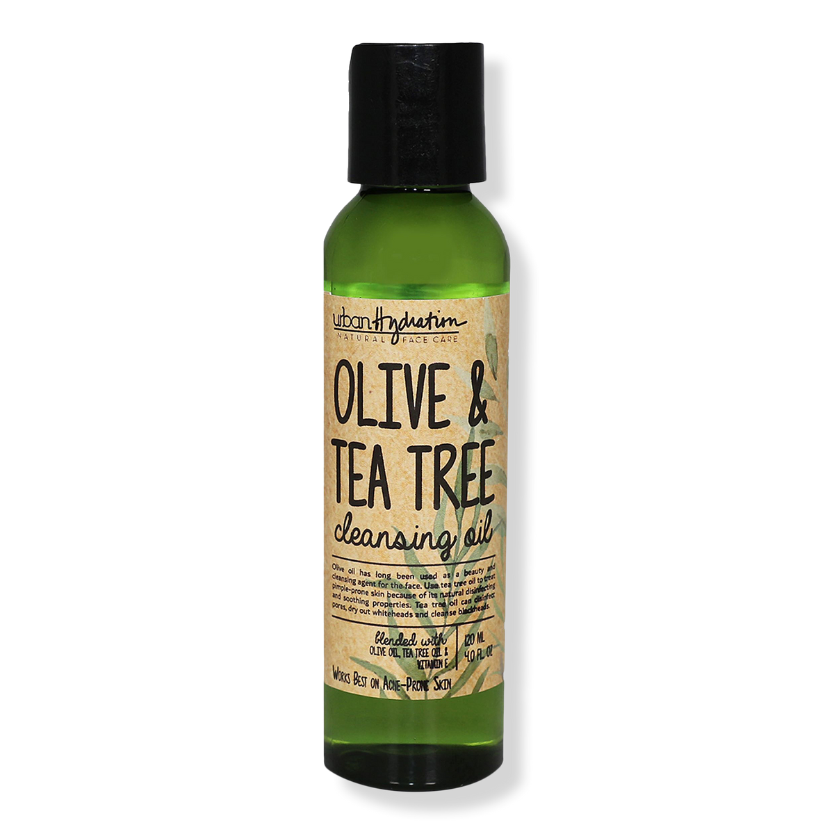 Urban Hydration Olive & Tea Tree Cleansing Oil, 4 oz