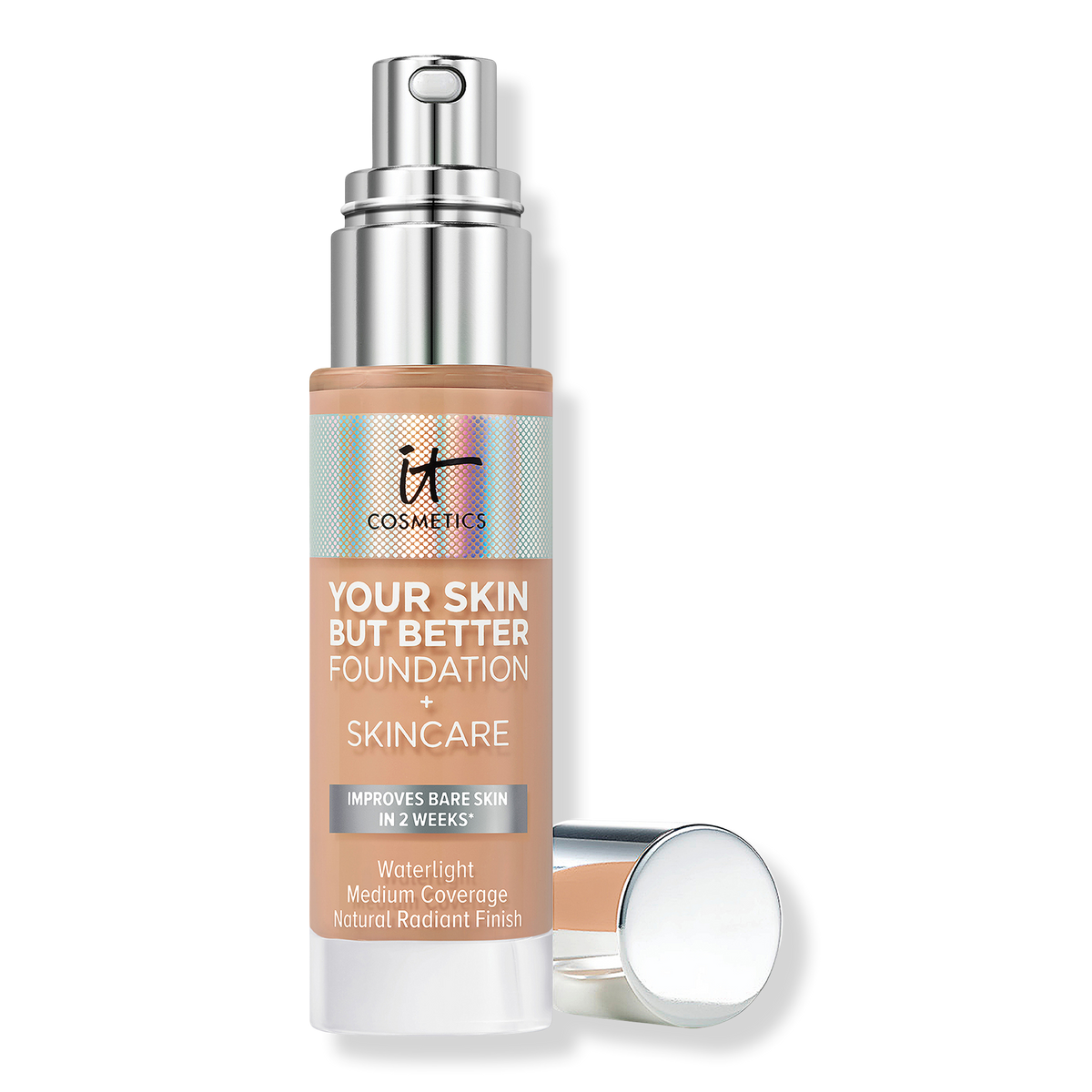 IT Cosmetics Your Skin But Better Foundation + Skincare, Medium Neutral 33, 1 oz