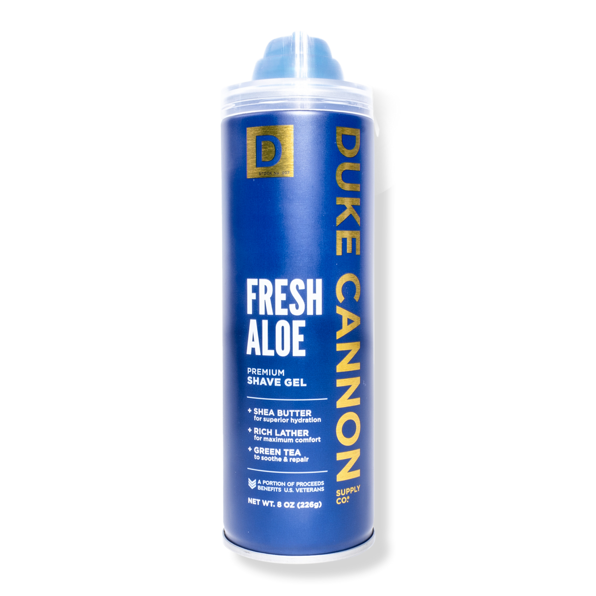 Duke Cannon Supply Co Fresh Aloe Shave Gel, 8.0 oz