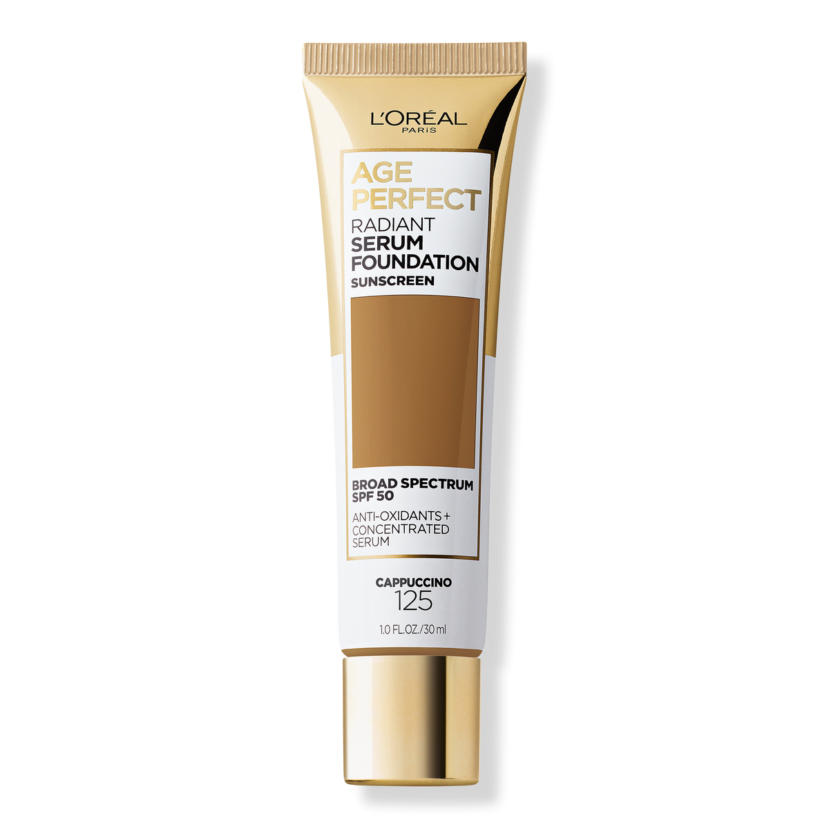 L'Oréal Age Perfect Radiant Serum Foundation, 125 Cappuccino, 1 oz
