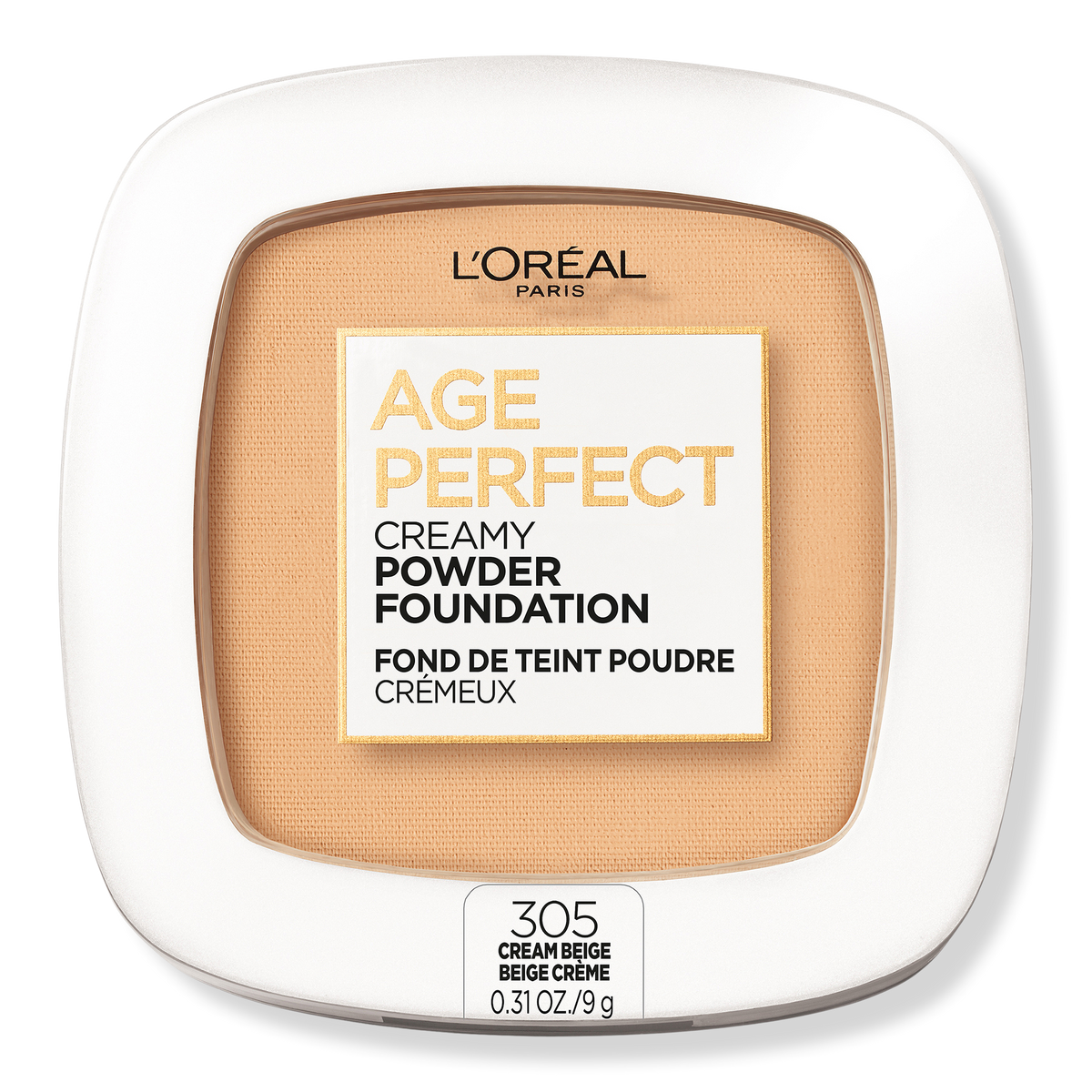 L'Oréal Age Perfect Creamy Powder Foundation, Cream Beige, 0.31 oz