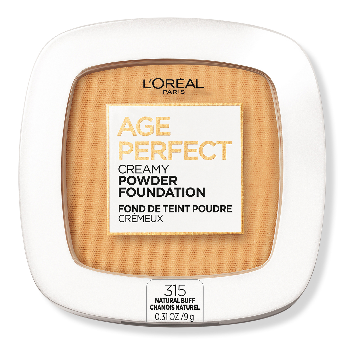 L'Oréal Age Perfect Creamy Powder Foundation, Natural Buff, 0.31 oz