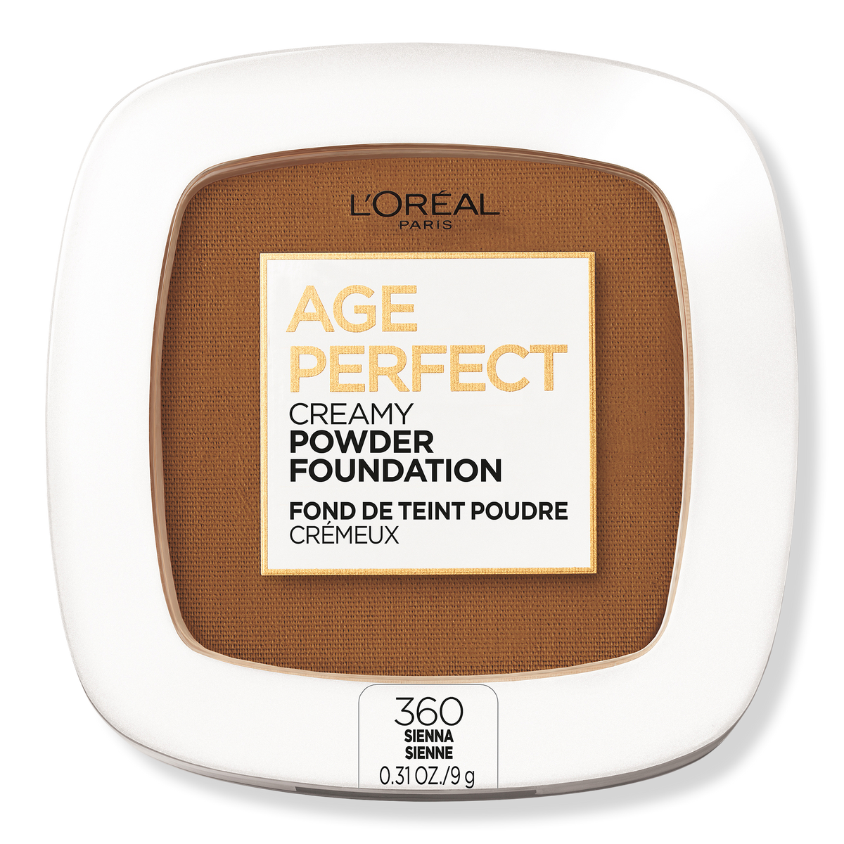 L'Oréal Age Perfect Creamy Powder Foundation, Sienna, 0.31 oz