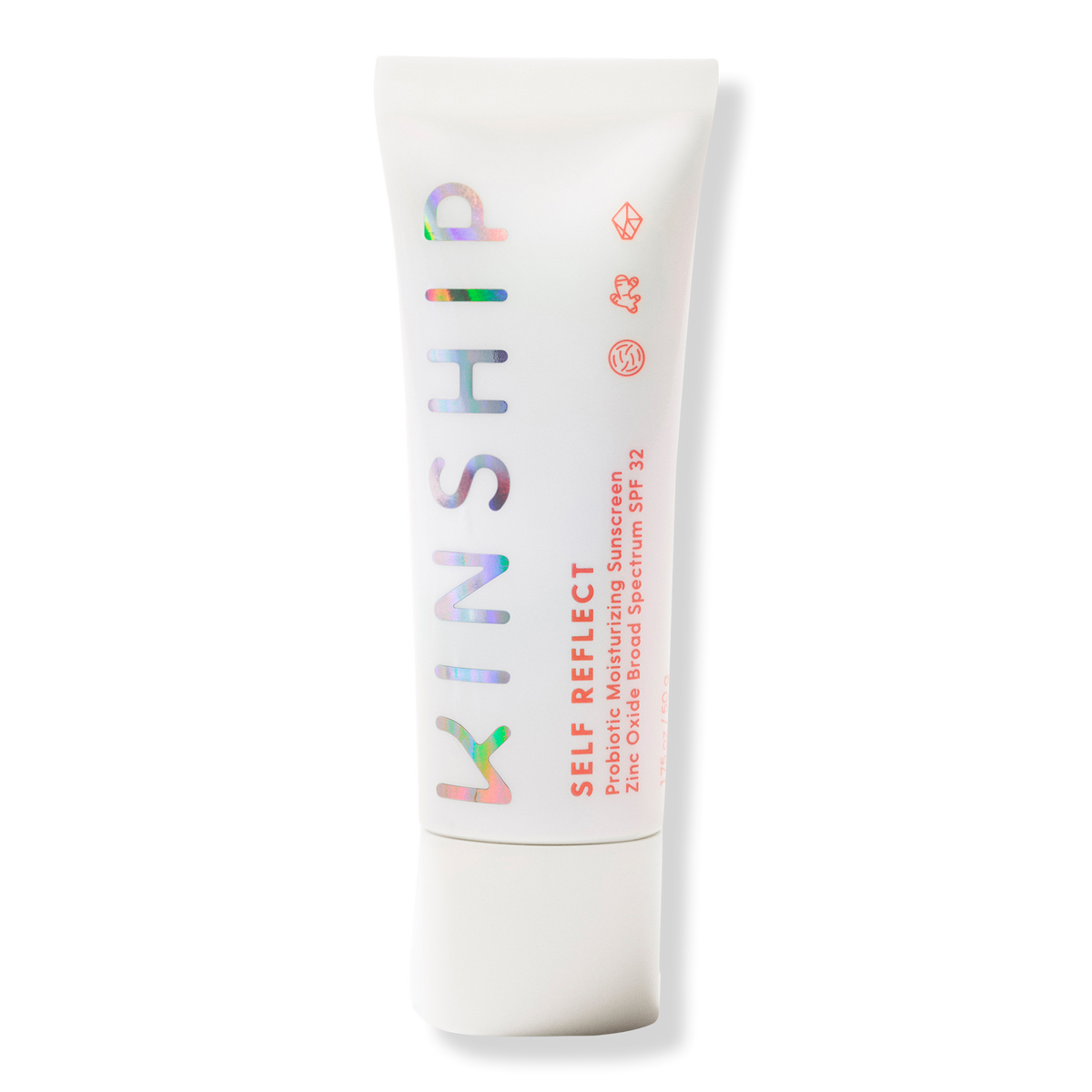 Kinship Self Reflect Probiotic Moisturizing Sunscreen Zinc Oxide, SPF 32, 1.75 oz
