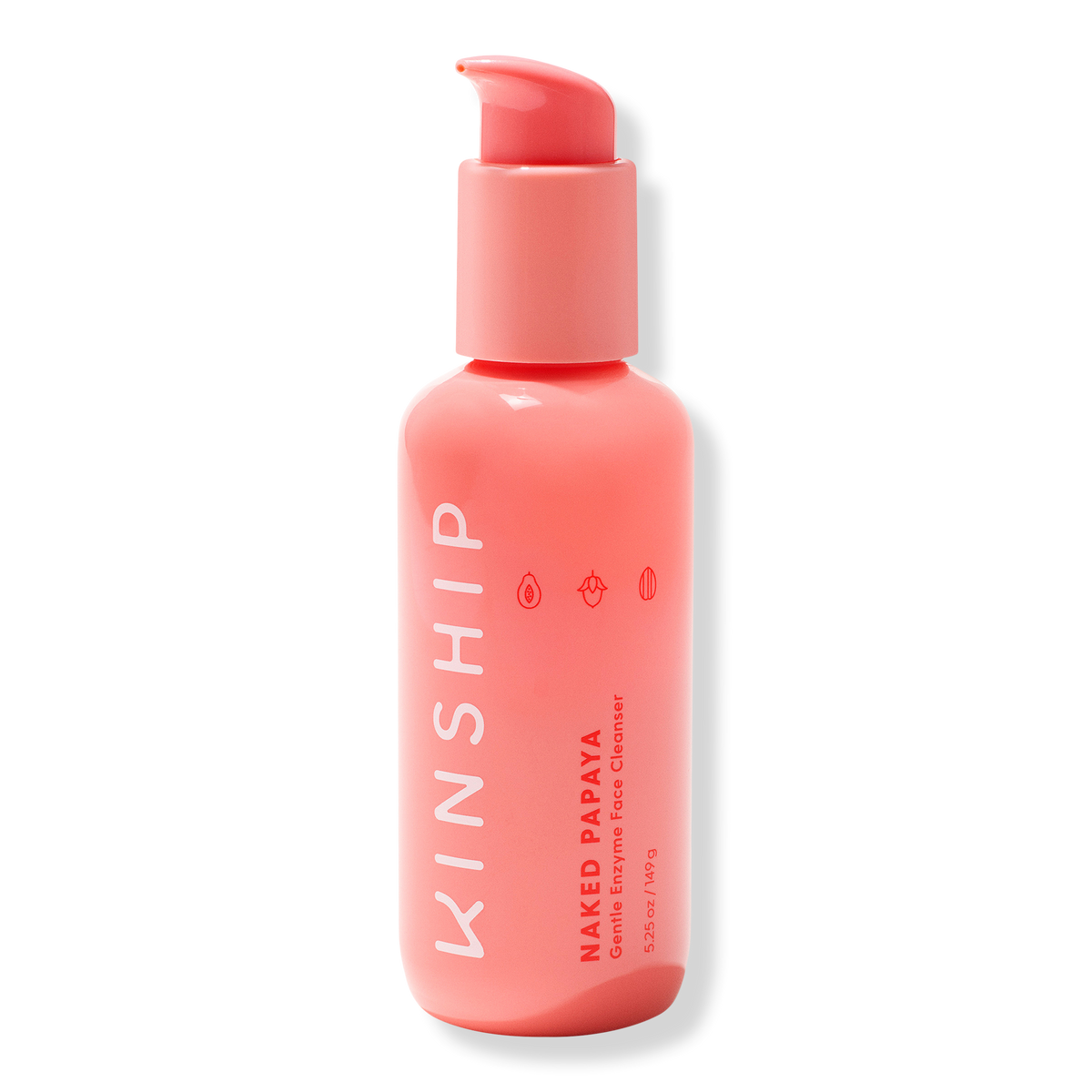 Kinship Naked Papaya Gentle Enzyme Face Cleanser, 5.25 oz