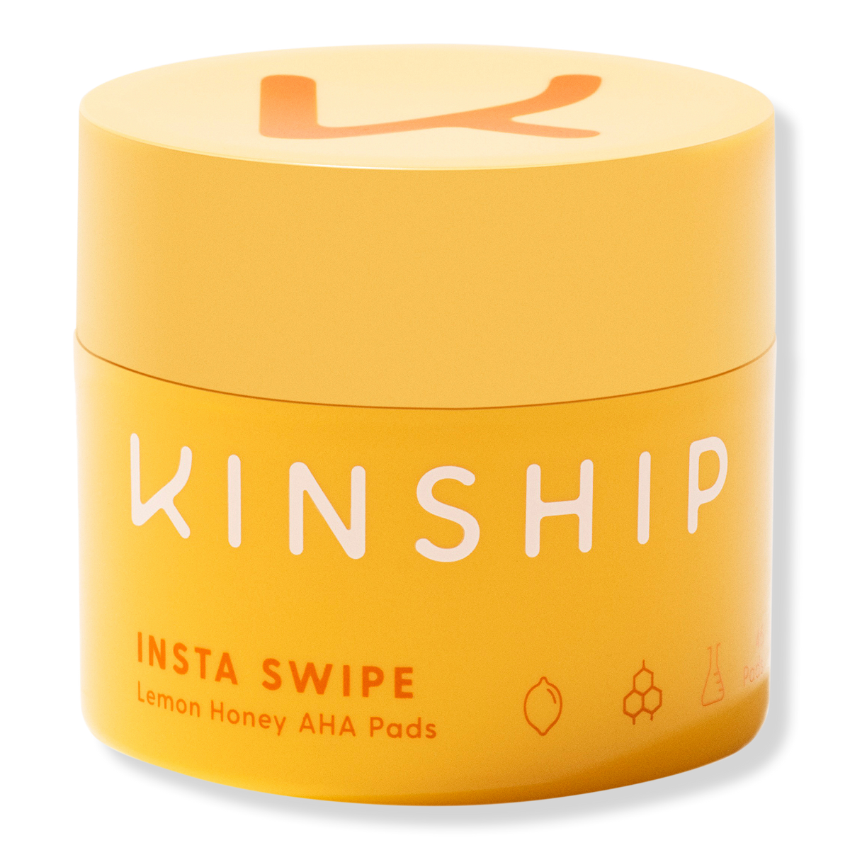 Kinship Insta Swipe Lemon Honey AHA Exfoliating Pads, 45 ea