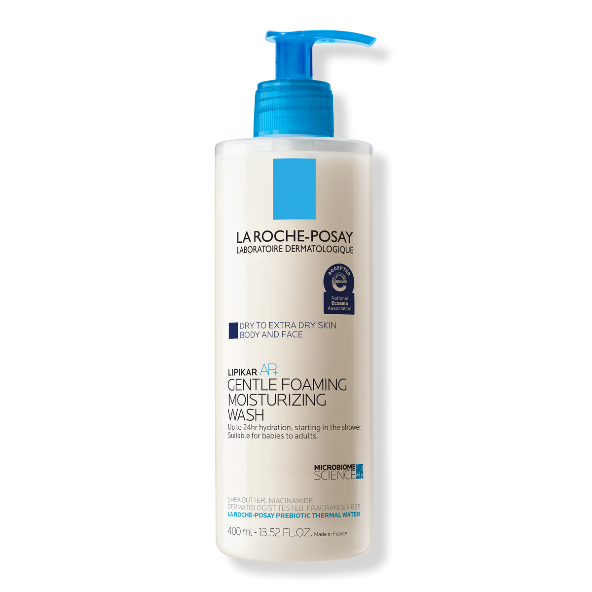 La Roche-Posay Lipikar Wash AP+ Gentle Foaming Moisturizing Wash, 13.5 oz