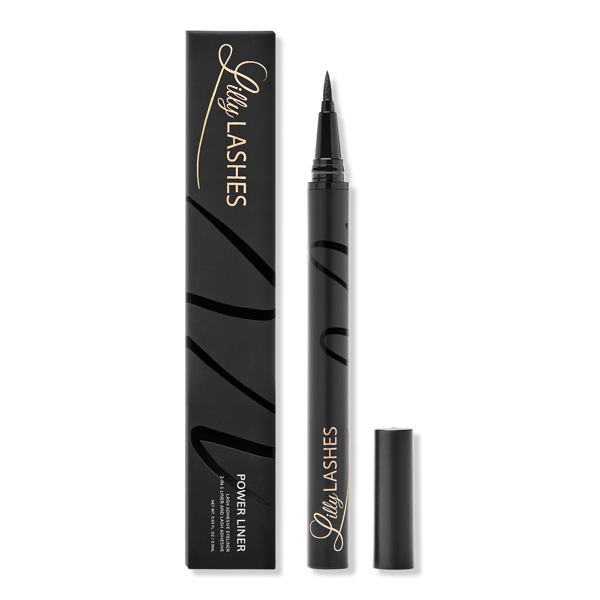 Lilly Lashes Power Liner with Lash Adhesive In Black, 0.03 oz