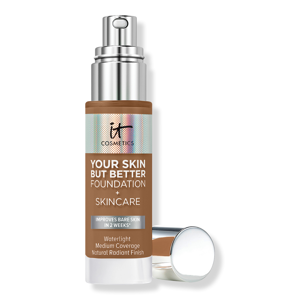 IT Cosmetics Your Skin But Better Foundation + Skincare, Rich Neutral 51.25, 1 oz