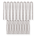 Kitsch Brown Pro U Pins, 18 ea