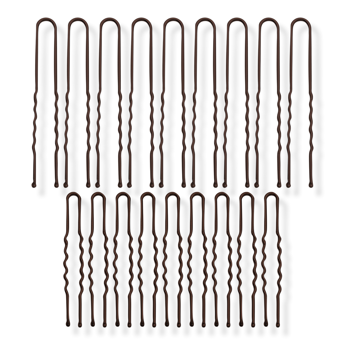 Kitsch Brown Pro U Pins, 18 ea