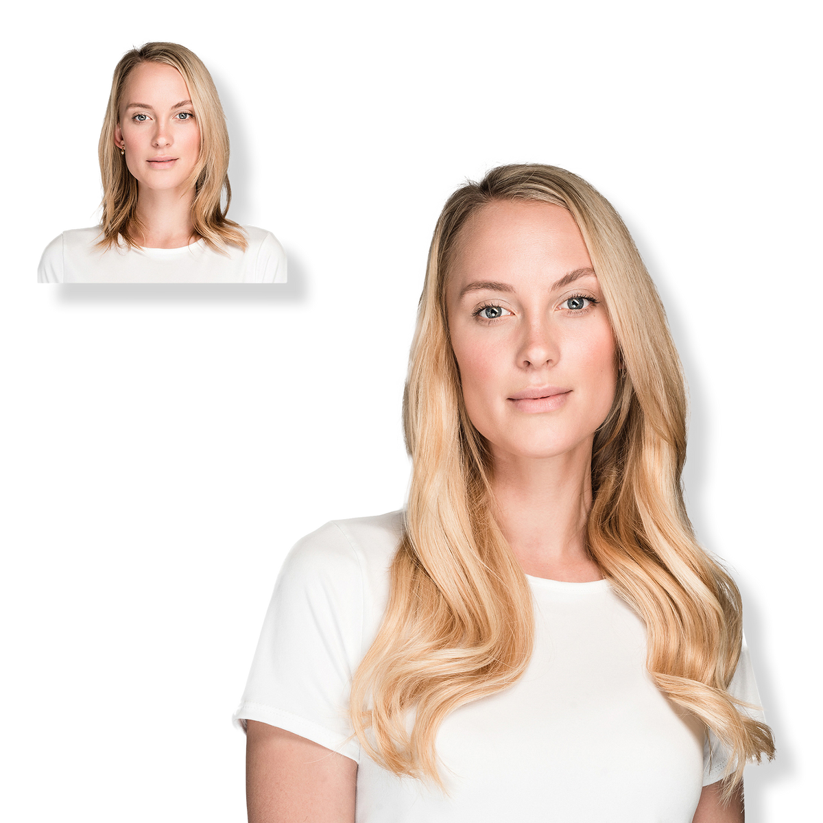 Locks & Mane 18-inch Clip-in Human Hair Extension, Cinnamon Bun