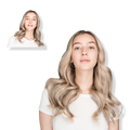 Locks & Mane 18-inch Clip-in Human Hair Extension, Toasted Marshmallow