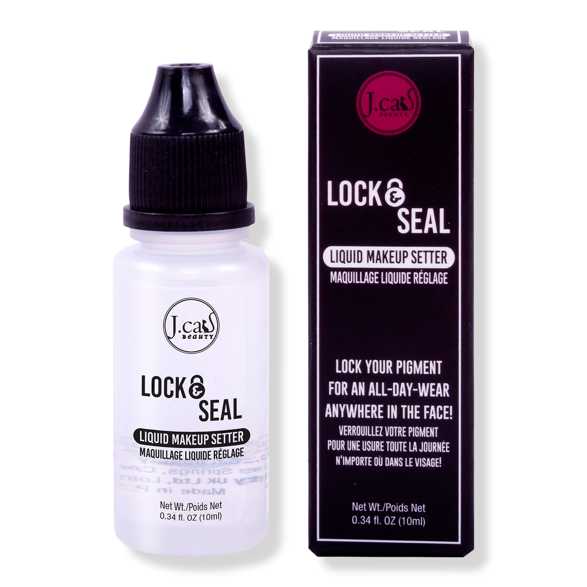 J.Cat Beauty LOCK&SEAL LIQUID MAKEUP SETTER, 0.34 oz
