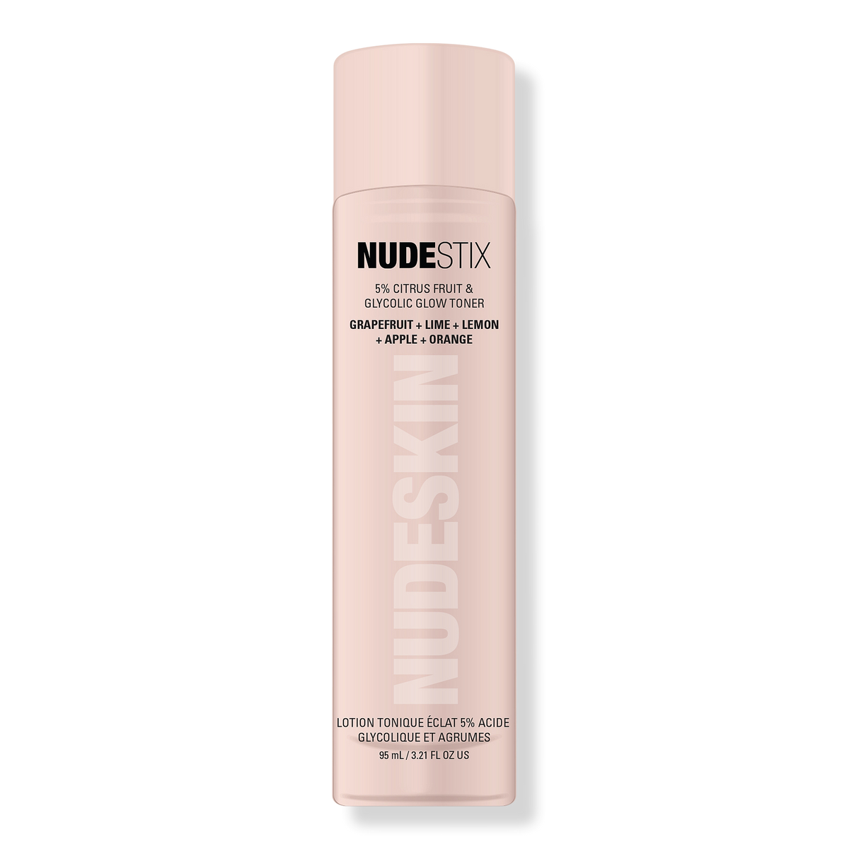 NUDESTIX NUDESKIN 5% Citrus Fruit & Glycolic Glow Toner, 3.21 oz