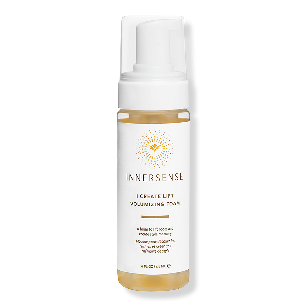 Innersense Organic Beauty I Create Lift Volumizing Foam, Orange Blossom, 6 oz
