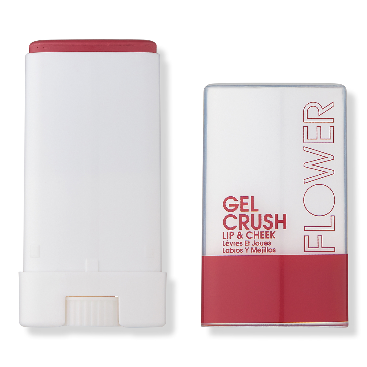 FLOWER Beauty Lip And Cheek Gel Crush, Blackberry Crush, 0.33 oz